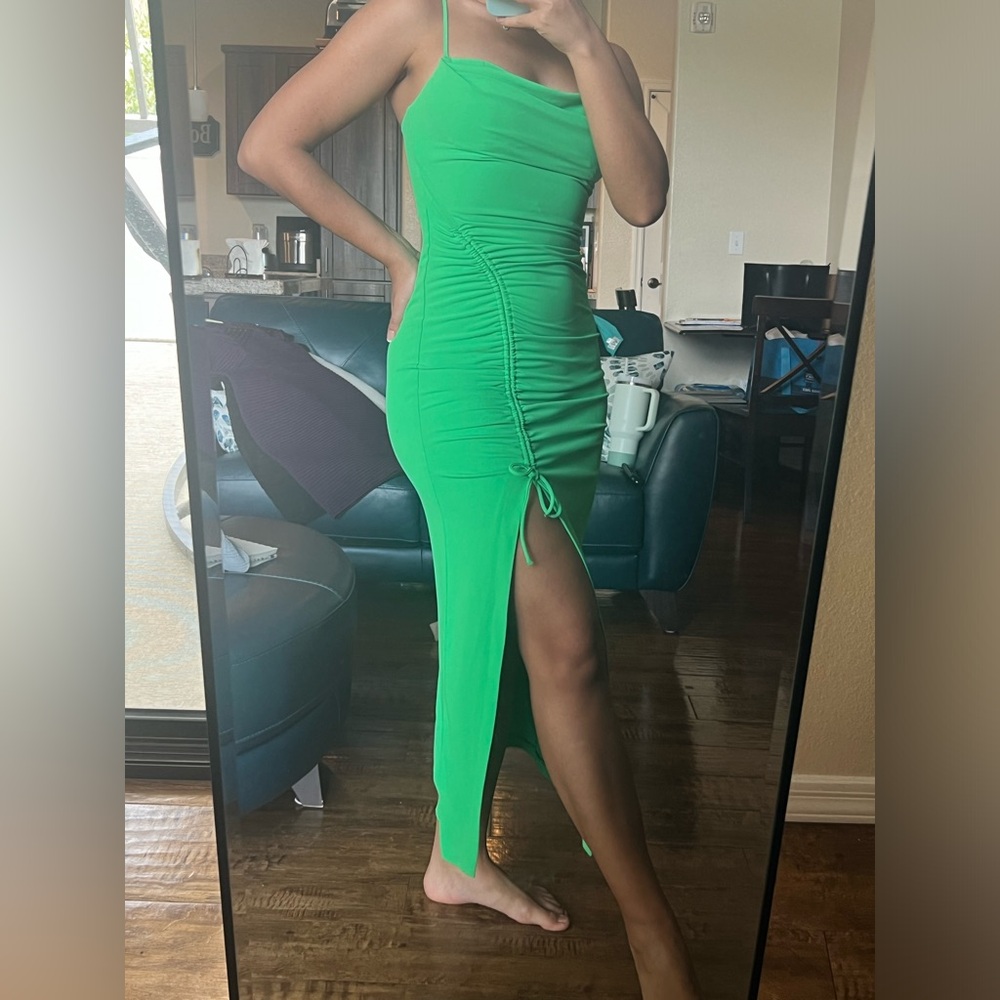 Zara green dress